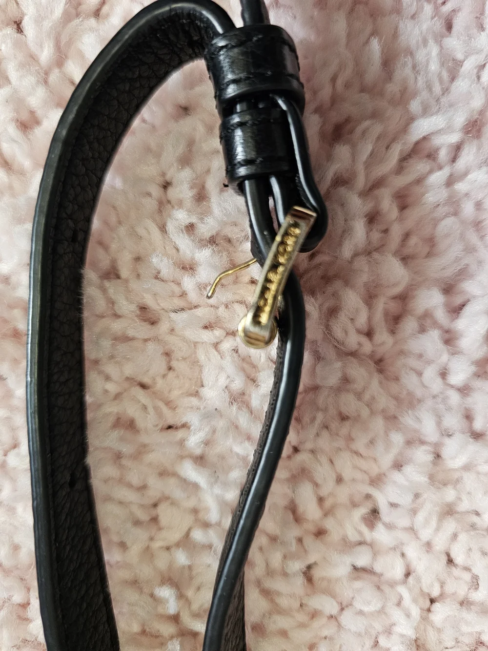 Michael Kors Black Pebbled Leather Mini Backpack with Gold Hardware